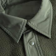 Norse Projects Ulrik Reversible Fleece Overshirt Ivy Green - Parasol Store