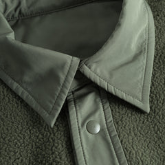 Norse Projects Ulrik Reversible Fleece Overshirt Ivy Green - Parasol Store