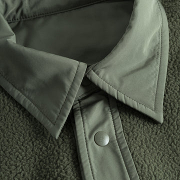 Norse Projects Ulrik Reversible Fleece Overshirt Ivy Green - Parasol Store