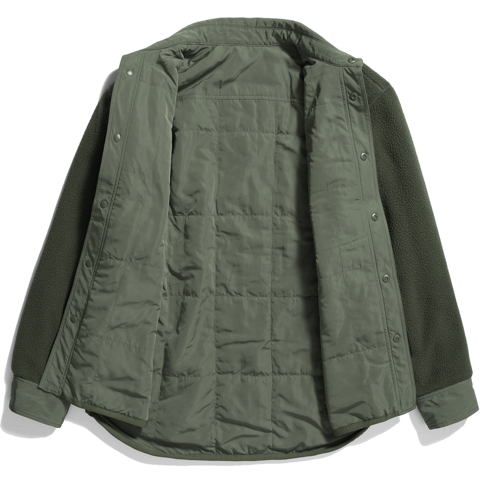 Norse Projects Ulrik Reversible Fleece Overshirt Ivy Green - Parasol Store