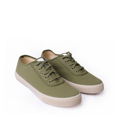 Novesta Ital Trainer Khaki / Ivory - Parasol Store