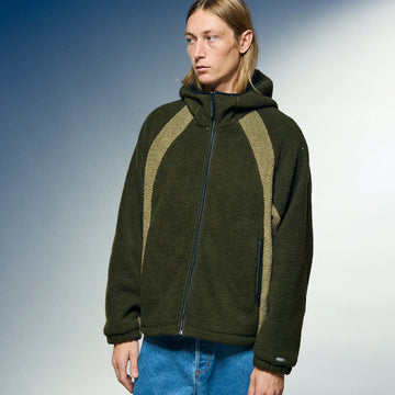 Obey Alta Fleece Jacket Rosin Multi - Parasol Store