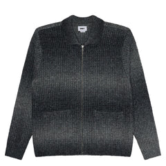 Obey Anton Gradient Cardigan Charcoal Multi