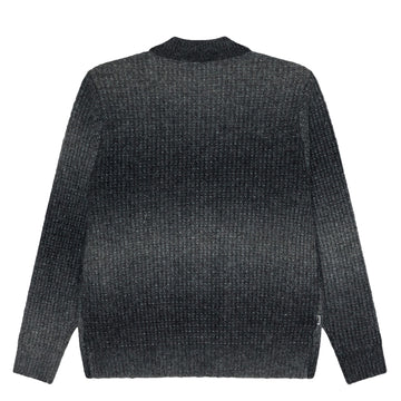 Obey Anton Gradient Cardigan Charcoal Multi