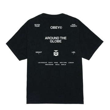 Obey Around The Globe Pigment True Vintage Black