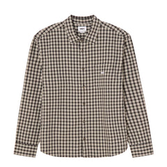 Obey Bigwig Axel Woven L/S Shirt Black Multi