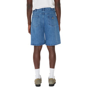 Obey Bigwig Denim Carpenter Short Light Indigo - Parasol Store