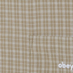 Obey Bigwig Ian S/S Shirt Dried Sage Multi