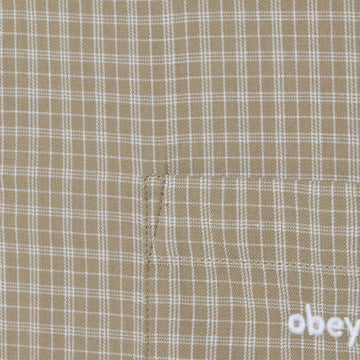 Obey Bigwig Ian S/S Shirt Dried Sage Multi