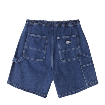 Obey Easy Denim Carpenter Short Stone Wash Indigo - Parasol Store
