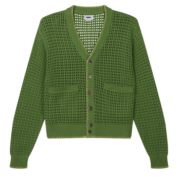 Obey Ethan Cardigan Matcha Multi - Parasol Store