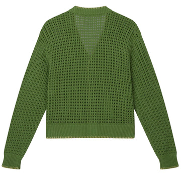 Obey Ethan Cardigan Matcha Multi - Parasol Store