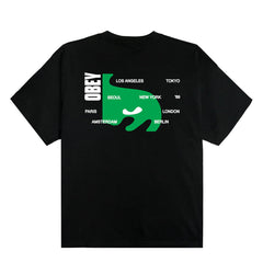 Obey Eye Of The City T-Shirt Black