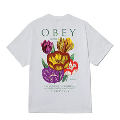 Obey Flores Robus T-Shirt White