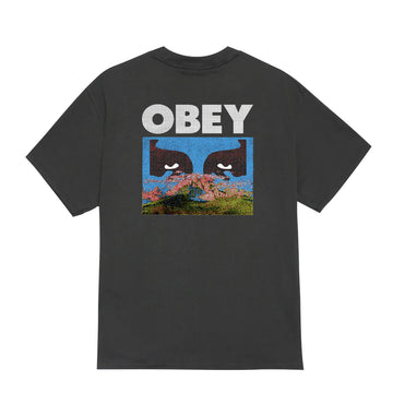 Obey In A Different Place S/S Tee Vintage Black - Parasol Store