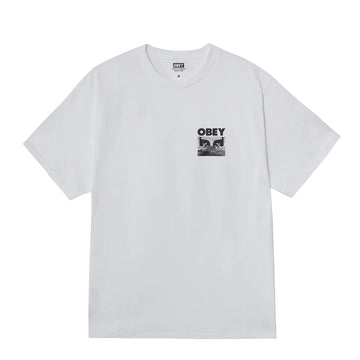 Obey In A Different Place S/S Tee White - Parasol Store