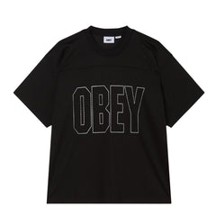 Obey Johnson Practice Jersey Black