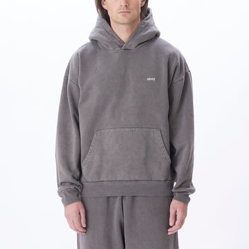 Obey Lowercase Pigment Hood Pigment Digital Black - Parasol Store