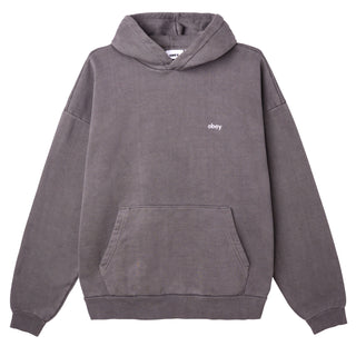 Obey Lowercase Pigment Hood Pigment Digital Black - Parasol Store