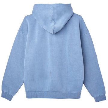 Obey Lowercase Pigment Zip Hood Pigment Coronet Blue - Parasol Store