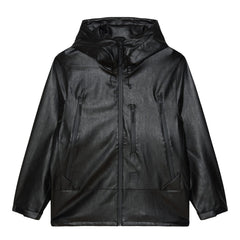 Obey Obsidian Pu Jacket Black