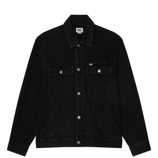 Obey Opena Denim Jacket Faded Black