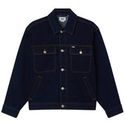 Obey Opena Jacket Rinse Indigo - Parasol Store