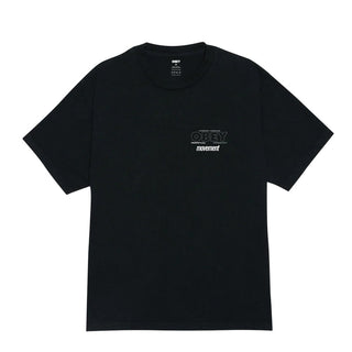 Obey Persistent Movement S/S Tee Pigment True Vintage Black - Parasol Store