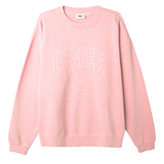 Obey Pigment Collegiate Extra Heavy Crew Pigment Pink Shell - Parasol Store
