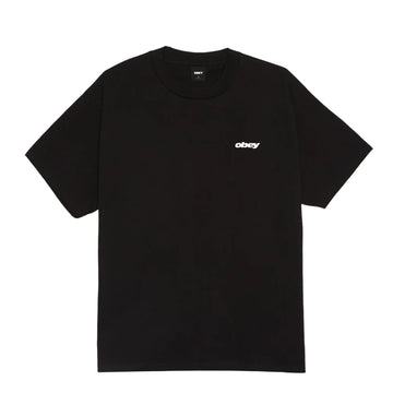 Obey Real Spill T-Shirt Black