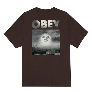 Obey Smog City S/S Tee Java Brown - Parasol Store