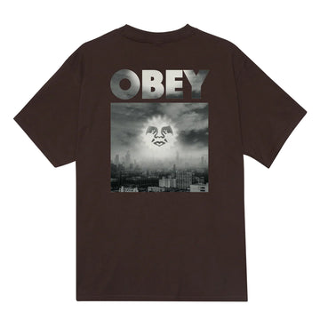 Obey Smog City S/S Tee Java Brown - Parasol Store