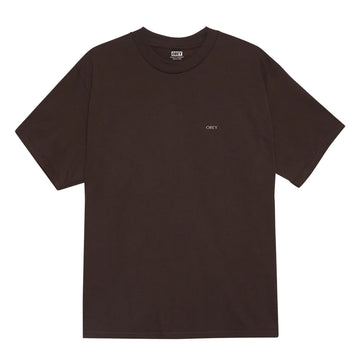 Obey Smog City S/S Tee Java Brown - Parasol Store