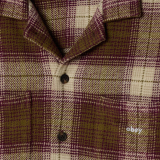 Obey Laurel Woven Knit Moss Green Multi - Parasol Store