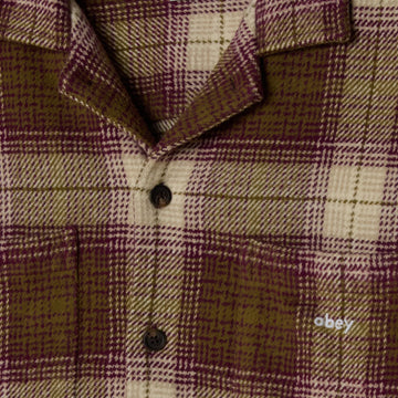 Obey Laurel Woven Knit Moss Green Multi - Parasol Store