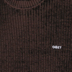 Obey Spray Effect Sweater Morel Multi