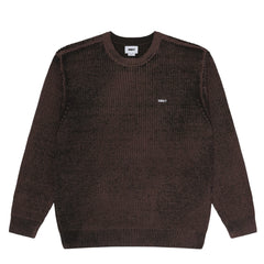Obey Spray Effect Sweater Morel Multi