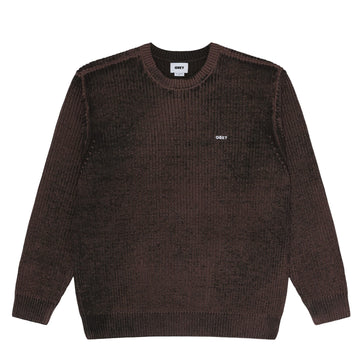 Obey Spray Effect Sweater Morel Multi