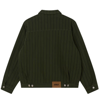 Obey Stripe Zip Up Jacket Duffle Bag Multi - Parasol Store