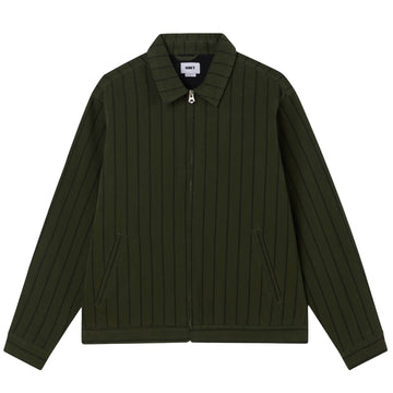 Obey Stripe Zip Up Jacket Duffle Bag Multi - Parasol Store