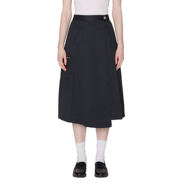 Obey Womens Arena Wrap Skirt Black