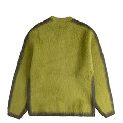 Obey Womens Aura Crew Sweater Lime - Parasol Store