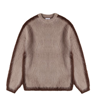 Obey Womens Aura Crew Sweater Taupe