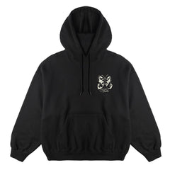 Obey Womens Butterfly Baggy Relaxed Hood Digital Black - Parasol Store