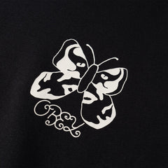 Obey Womens Butterfly Baggy Relaxed Hood Digital Black - Parasol Store