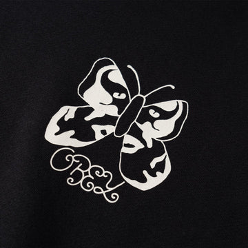 Obey Womens Butterfly Baggy Relaxed Hood Digital Black - Parasol Store