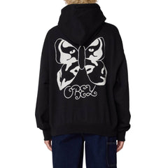 Obey Womens Butterfly Baggy Relaxed Hood Digital Black - Parasol Store