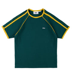 Obey Womens Diversion Raglan Tee S/S Forest - Parasol Store