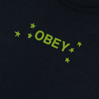 Obey Womens Dizzy Stars Tank Black - Parasol Store