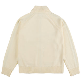 Obey Womens Frankie Track Sweater Dove - Parasol Store